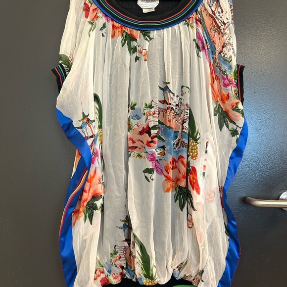 Sportmax Max Mara sz EVC 8 vintage sheer dress with black mini lined interior - Picture 5 of 16